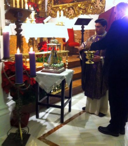 Bendecida la imagen de la Virgen de Araceli que visitará a los enfermos
