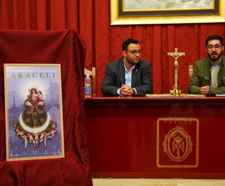 Una imagen de la Virgen de Araceli vestida de camino a hombros de ángeles anunciará la bajada de la patrona de Lucena