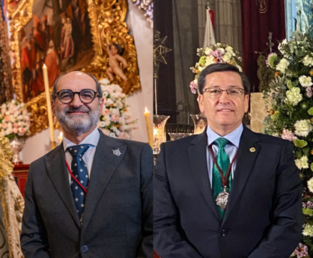 Augusto Ángel Caballero Joya y Gregorio Espejo Jiménez, candidatos a hermano mayor de la Real Archicofradía de María Santísima de Araceli